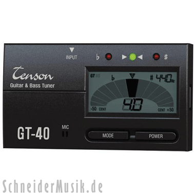 Tenson GT-40 Guitar and Bass Tuner