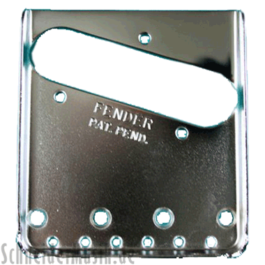 Fender 005-4162-000 Vintage Tele - Bridge Plate, chrome