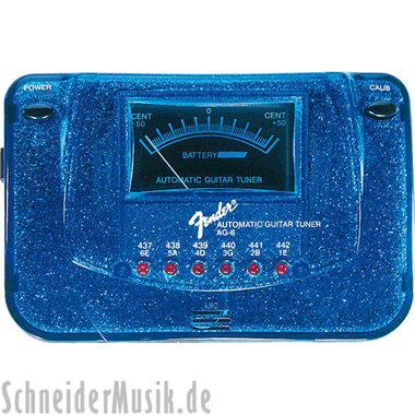 Fender AG-6 Sparkle-Tone Tuner - Blue Sparkle