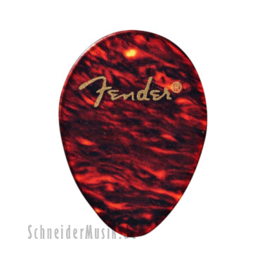 Fender 354 "Big tear drops" Celluloid Picks - shell medium