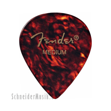 Fender 551 Jazz Celluloid Picks - shell medium