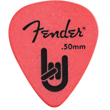 Fender ROCK ON! Touring Picks - red 0.50 mm