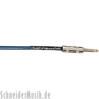Fender CALIFORNIA CLEARS Cable - Lake Placid Blue 10Ft. (3.0m)