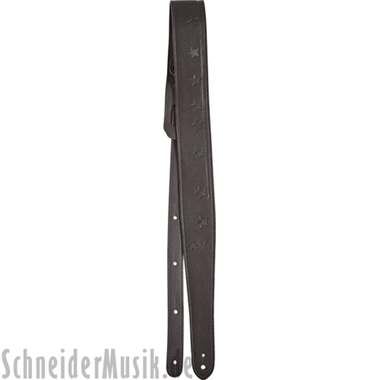 Fender 099-0681-050 MAKE HISTORY Stars Leather Strap, brown