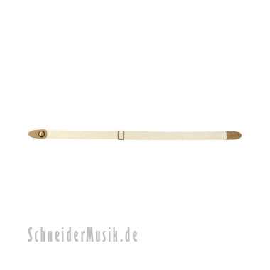 Fender 099-0667-005 2" Cotton/Leather Strap natural white