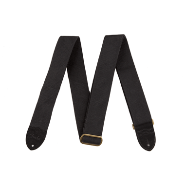 Fender 099-0667-006 2" Cotton/Leather Correa black