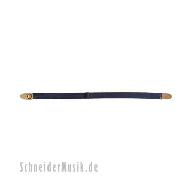 Fender 099-0667-073 2" Cotton/Leather Strap navy