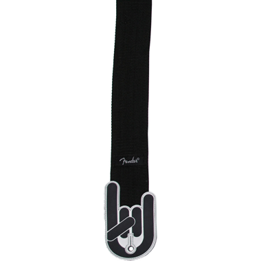 Fender 099-0673-007 Impact Series Strap "Rock On" black