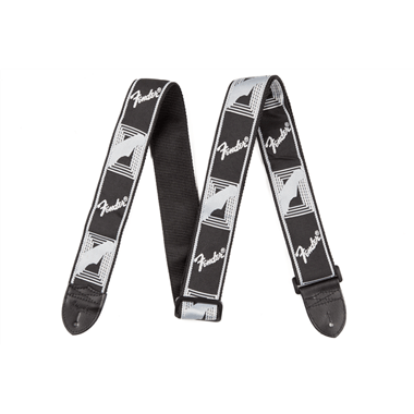 Fender 099-0681-543  2" Monogrammed Strap black/light grey/dark grey