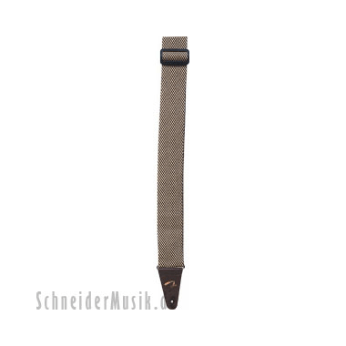 Fender 099-0662-043  2" Poly Logo Strap black Poly Strap "Grey Fender"
