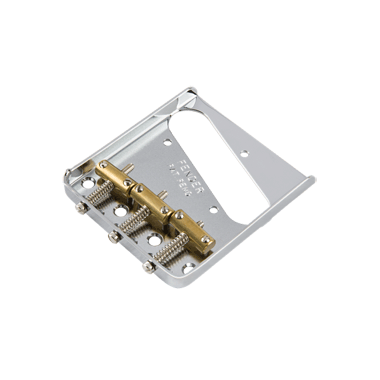 Fender 099-0806-100 Vintage Telecaster®, 3-Saddle Bridge Assembly, chrome
