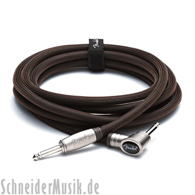Fender Premium PLATINUM Acoustasonic Cable, straight - w/right angle 12Ft. (3.6m)