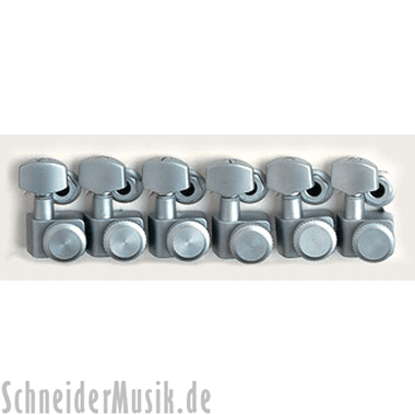 Fender 099-0818-000 Locking Tuning Machines, Brushed Finish (set of 6)
