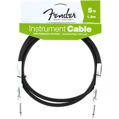 Fender PERFORMANCE Instrument Cable, straight - straight 5Ft. (1.5m)