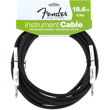 Fender PERFORMANCE Instrument Cable, straight - straight 18.6Ft (5.5m)