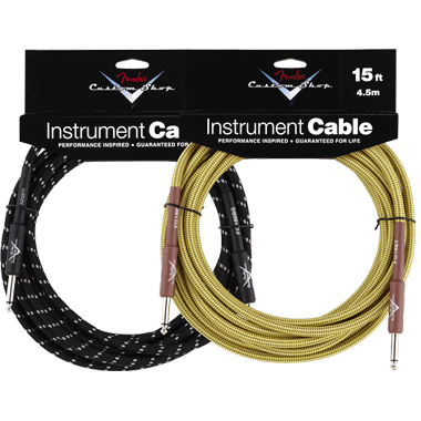 Fender CUSTOM SHOP Performance Instrument Cable, straight - straight 5Ft. (1.5m) Tweed