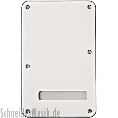 Fender 099-1321-000 Stratocaster® Back Plate - 3-ply, white/black/white