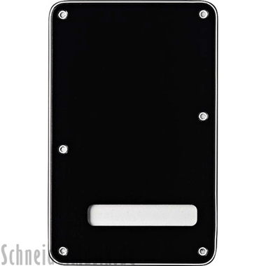 Fender 099-1322-000 Stratocaster® Back Plate - 3-ply, black/white/black