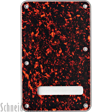 Fender 099-1324-000 Stratocaster® Back Plate - 4-ply, tortoise shell