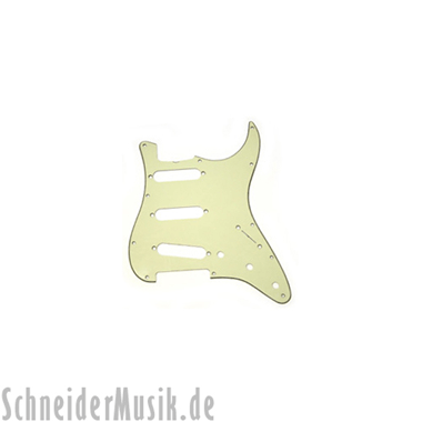 Fender '62 Stratocaster® (11 Hole) Pickguard S/S/S - 3-ply, mint green