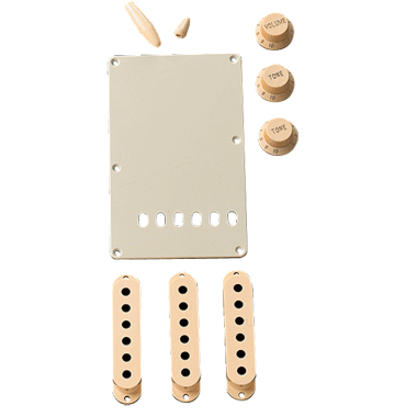 Fender 099-1368-000 Strat® Accessory Kit, aged white