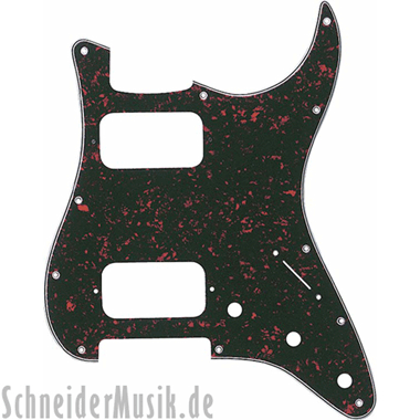 Fender Standard Stratocaster® (11 Hole) Pickguard H/H - 4-ply, tortoise shell