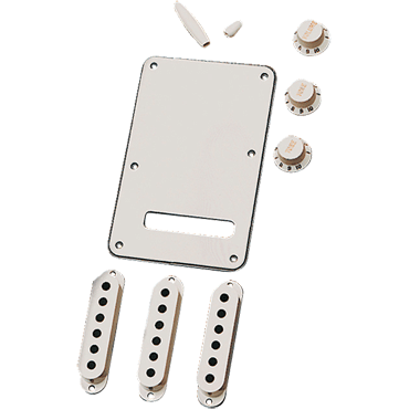 Fender 099-1395-000 Strat® Accessory Kit, parchment