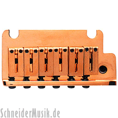 Fender 099-2050-200 American Series Stratocaster® Bridge/Tremolo Assembly, gold