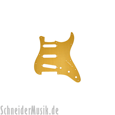 Fender Standard Stratocaster® (11 Hole) Pickguard S/S/S - 1-ply, gold anodized