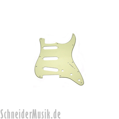 Fender Standard Stratocaster® (11 Hole) Pickguard S/S/S - 3-ply, mint green
