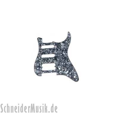 Fender Standard Stratocaster® (11 Hole) Pickguard H/S/S - 4-ply, black pearl