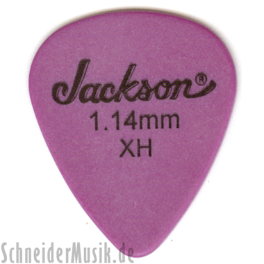 Jackson Delrin Picks (12-pack) Extra-Heavy 1.14 mm, purple