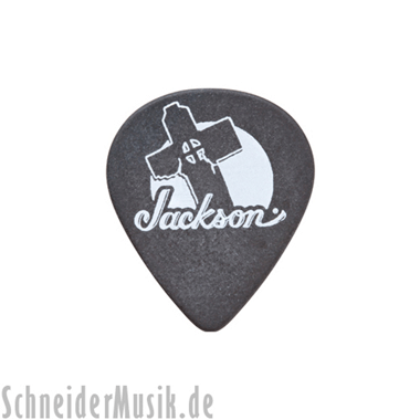 Jackson 551 Black Picks (12-pack) Extra-Heavy 1.14mm "Leaning Cross"