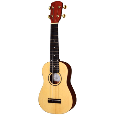 Tennessee Soprano Ukulele  Maui Solid Spruce top