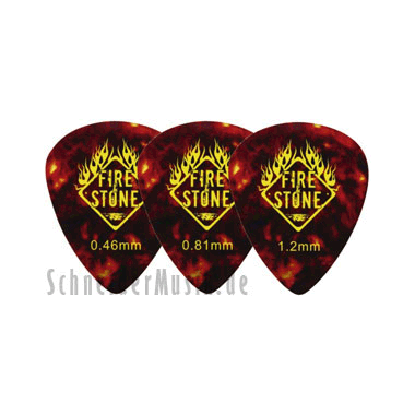 Fire and Stone Classic Celluloid Picks 1,20mm tortoise