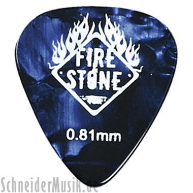 Fire and Stone Classic Celluloid Picks 0,81mm perloid-blue