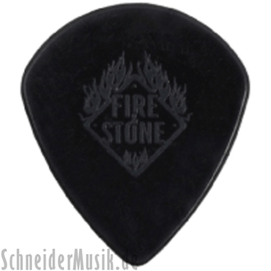 Fire & Stone JAZZ 3 - Nylon Picks (Tip 3) 1.38mm, black (12-pack)