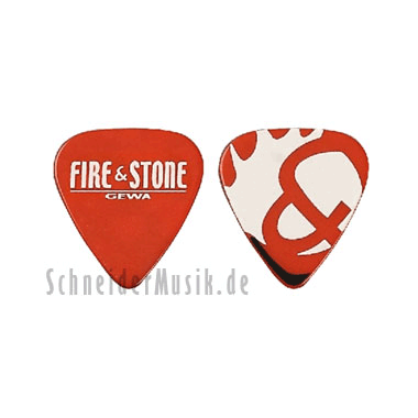 Fire and Stone Steel, Sand and Rubber Picks 0,46mm Rubber Splash