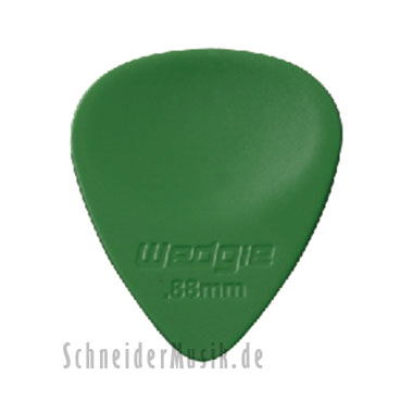 Wedgie WDPP88 Delrin Ex Picks 0.88mm green