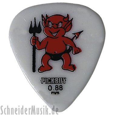Pick Boy New Heavy Metal Picks (12-pack) 0,88 mm - Red Devil