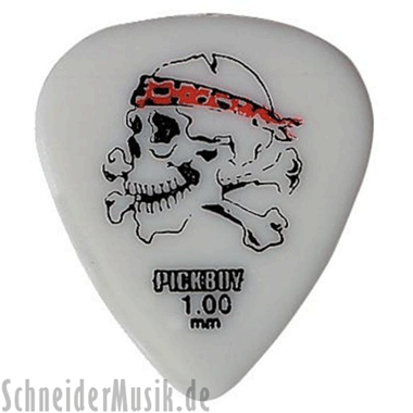 Pick Boy New Heavy Metal Picks (12-pack) 1,00 mm - Skull