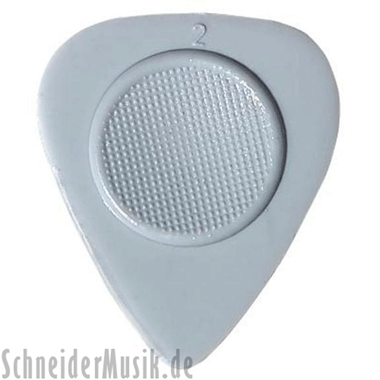 Heriba Plastic Picks "Heart" grey (12-pack)