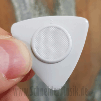 Heriba Plastic Picks "Triangle" grey (12-pack)