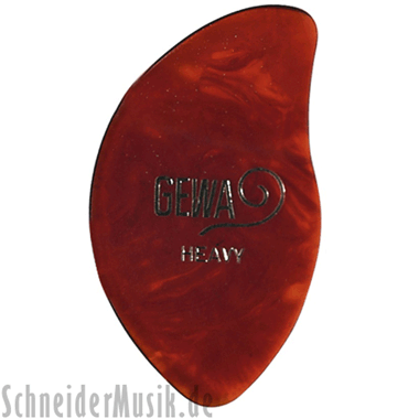 Gewa Bassman Picks (12-Pack) Heavy, shell-coloured