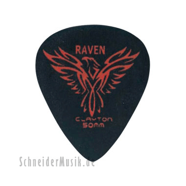 Clayton Black Raven Standrad Picks 0.50 mm black