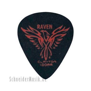 Clayton Black Raven Standard Picks 1.00 mm black