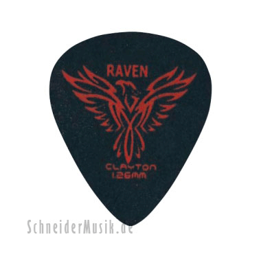 Clayton Black Raven Standard Picks 1.26 mm black