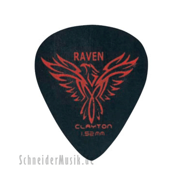Clayton Black Raven Standard Picks 1.52 mm black