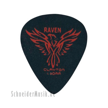 Clayton Black Raven Standard Picks 1.90 mm black