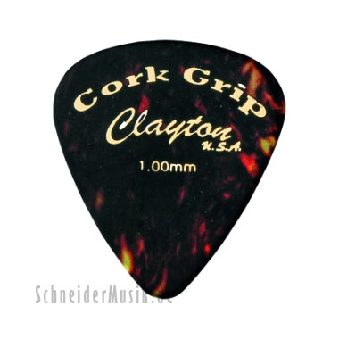 Clayton Cork Grip Picks 0.63mm tortoise